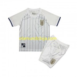 Camisola Uruguai Criança Equipamento Segundo 2024 Manga Curta